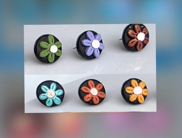 Every day flower stud