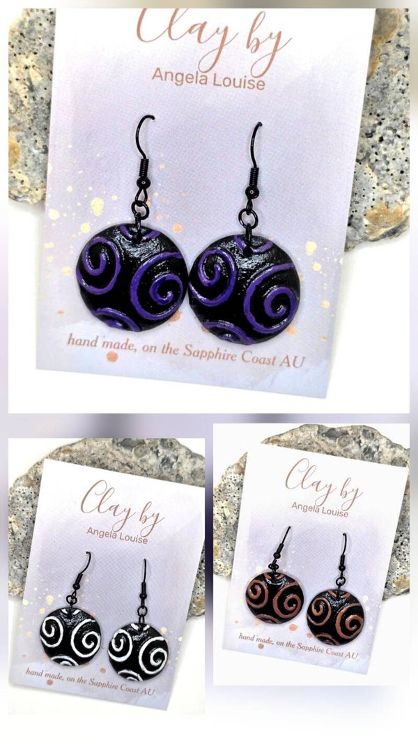 Round- Spiral Dangles- RRP- 16.95