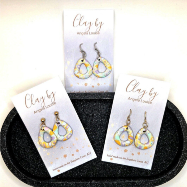 Triangle dangles pastel pallet- RRP $ 16.96