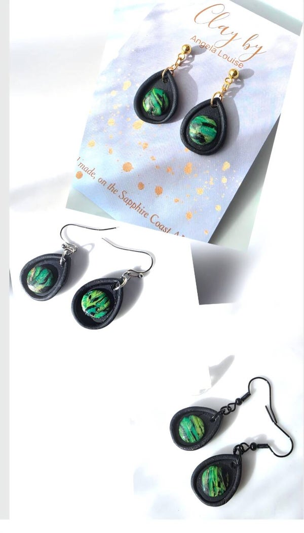 Rain  gem dangles