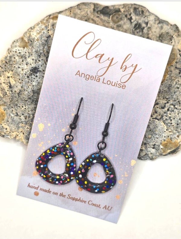 Triangle dangles - confetti- RRP- $16.95