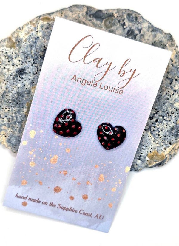 Hart- black/red studs- RRP- 10.95
