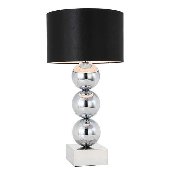 Bollamp blokvoet chroom