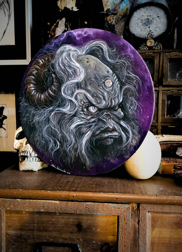 Original "Aughra" acrylic painting