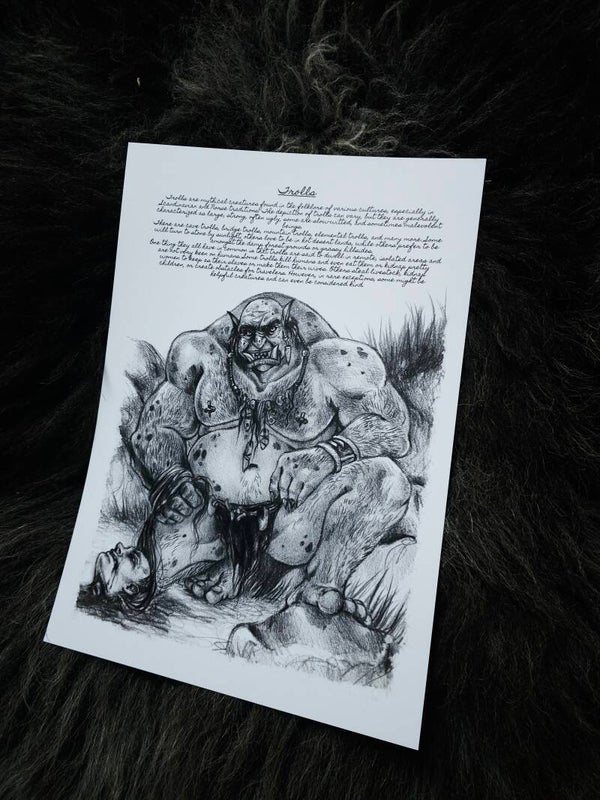Artprint Folklore & Mythology: Trolls