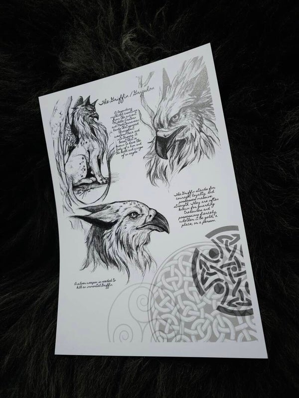 Artprint Folklore & Mythology: the Griffin