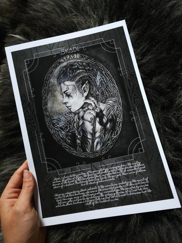 Artprint Folklore & Mythology: Skadi