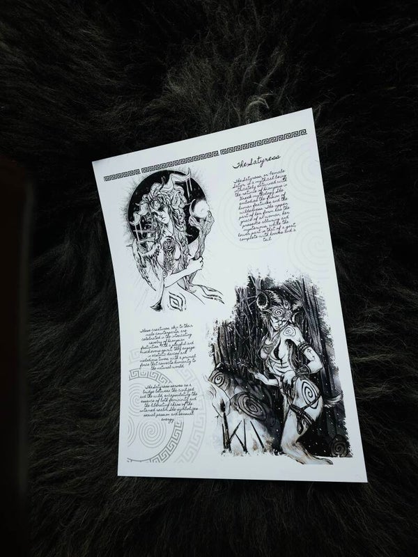 Artprint Folklore & Mythology: the Satyress