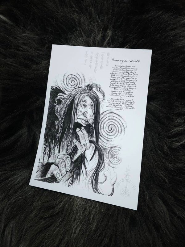 Artprint Folklore & Mythology: Norse Trolls