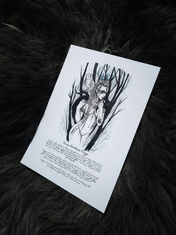 Artprint Folklore & Mythology: Norse Goddess Frigg