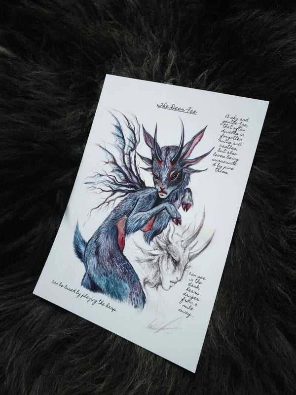 Artprint Folklore & Mythology: the Deer Fae