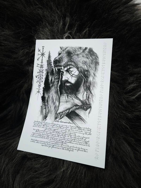 Artprint Folklore & Mythology: the Berserker