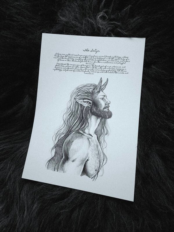 Artprint Folklore & Mythology : the Satyr