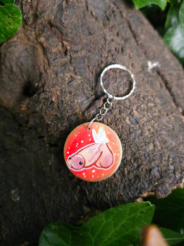 Flying fuck sleutelhangers! Rood