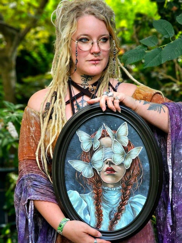 Original "See no Evil" acrylic painting