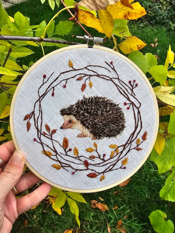 Embroidery " Hendgehog"