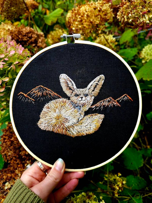 Embroidery " Fennec fox"