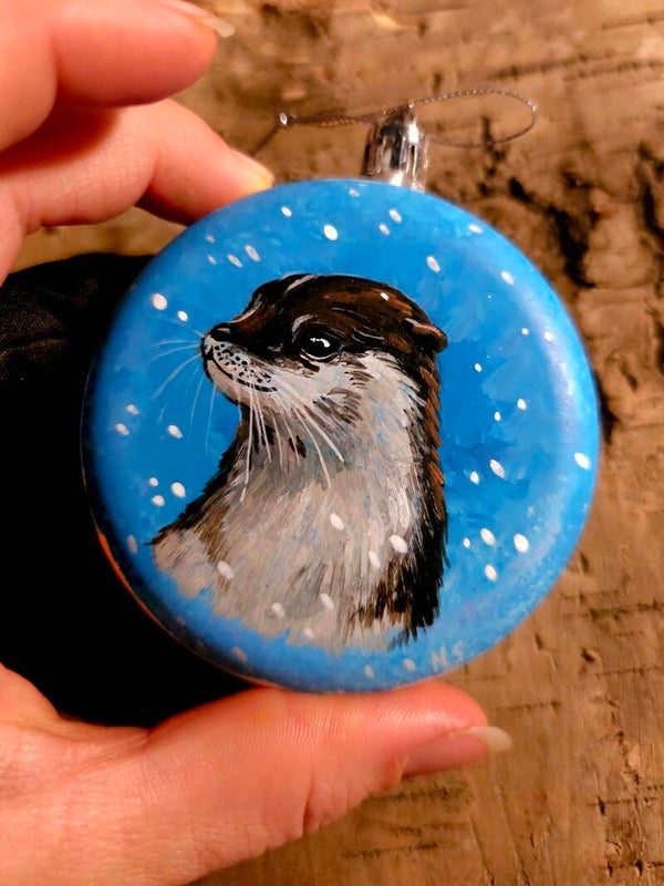 Otter xmass Bauble