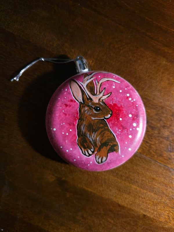 Jackalope xmass Bauble