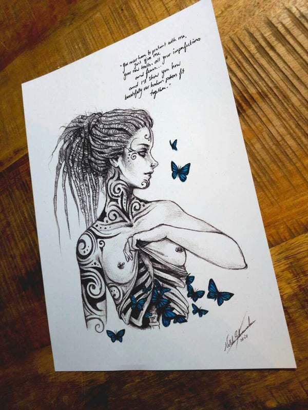 Artprint " Broken pieces"