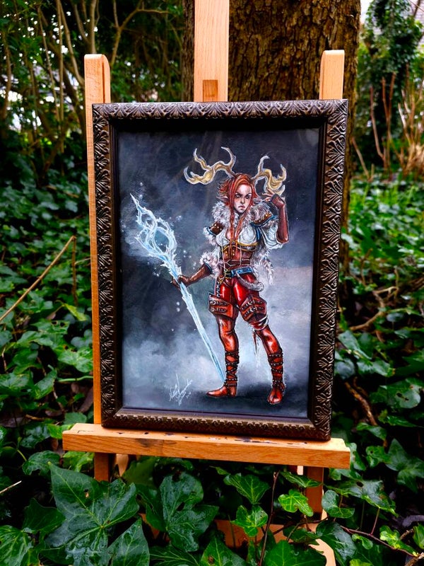 Original painting  "Sorceres"