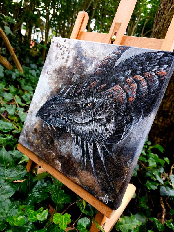 Original painting  "Earth Dragon"