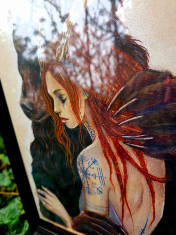 Original painting  "Bear hug"