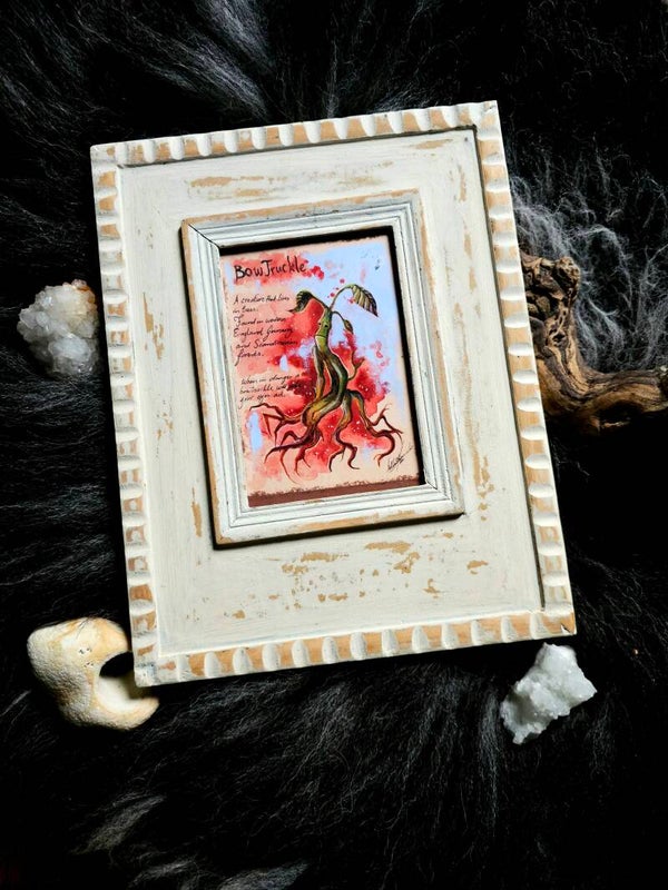 Small Artprint Framed "Bowtruckle"