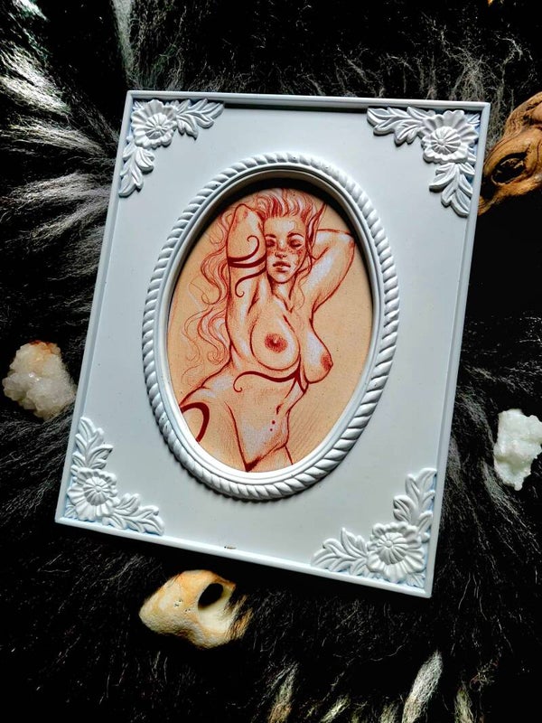 Small Artprint Framed "Curved"