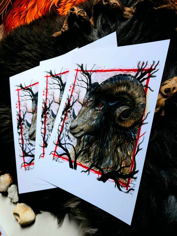Artprint  "Witch's goat"