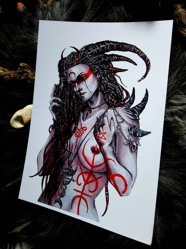 Artprint  "Blood moon"