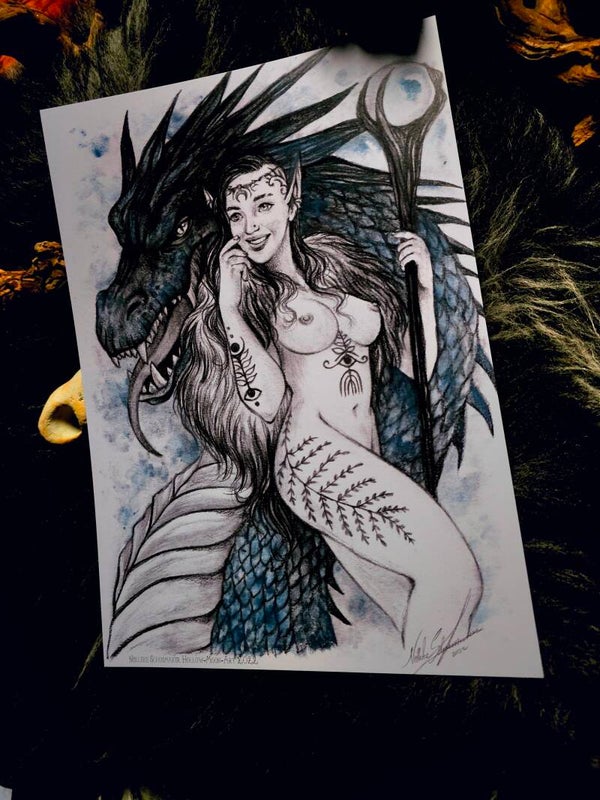 Artprint  "Dragon Priestess"