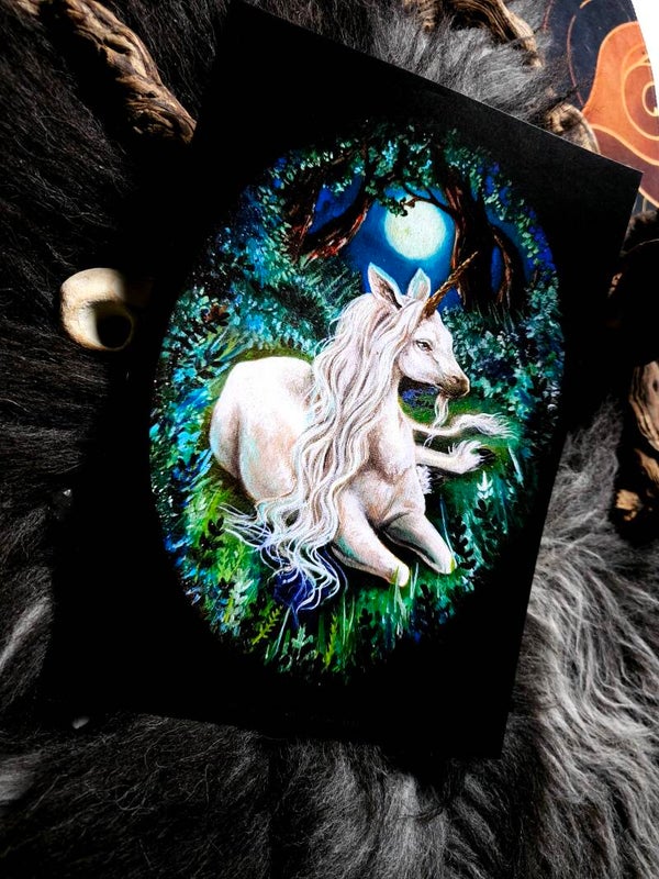 Artprint  "Lone Unicorn"