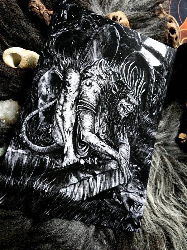 Artprint  "Gravedigger Hag"