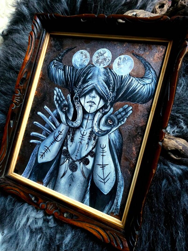 Original painting  "seer"