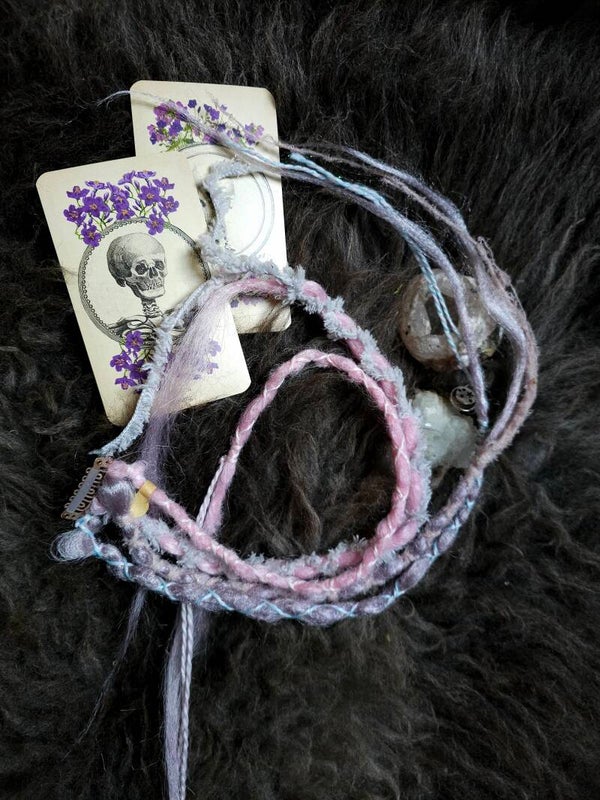 Dreadlock clip "Lilac dream "