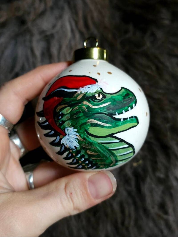 Dragon xmass Bauble "Green 2"