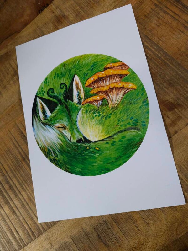 Artprint Woodland fox