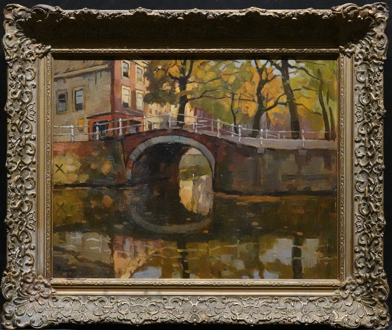 Ben Viegers, olieverf op doek, 40,5 x 50,5 cm