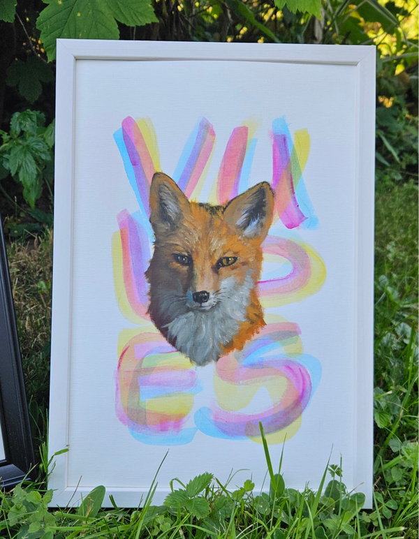 "Vulpes" Fuchs Gemälde