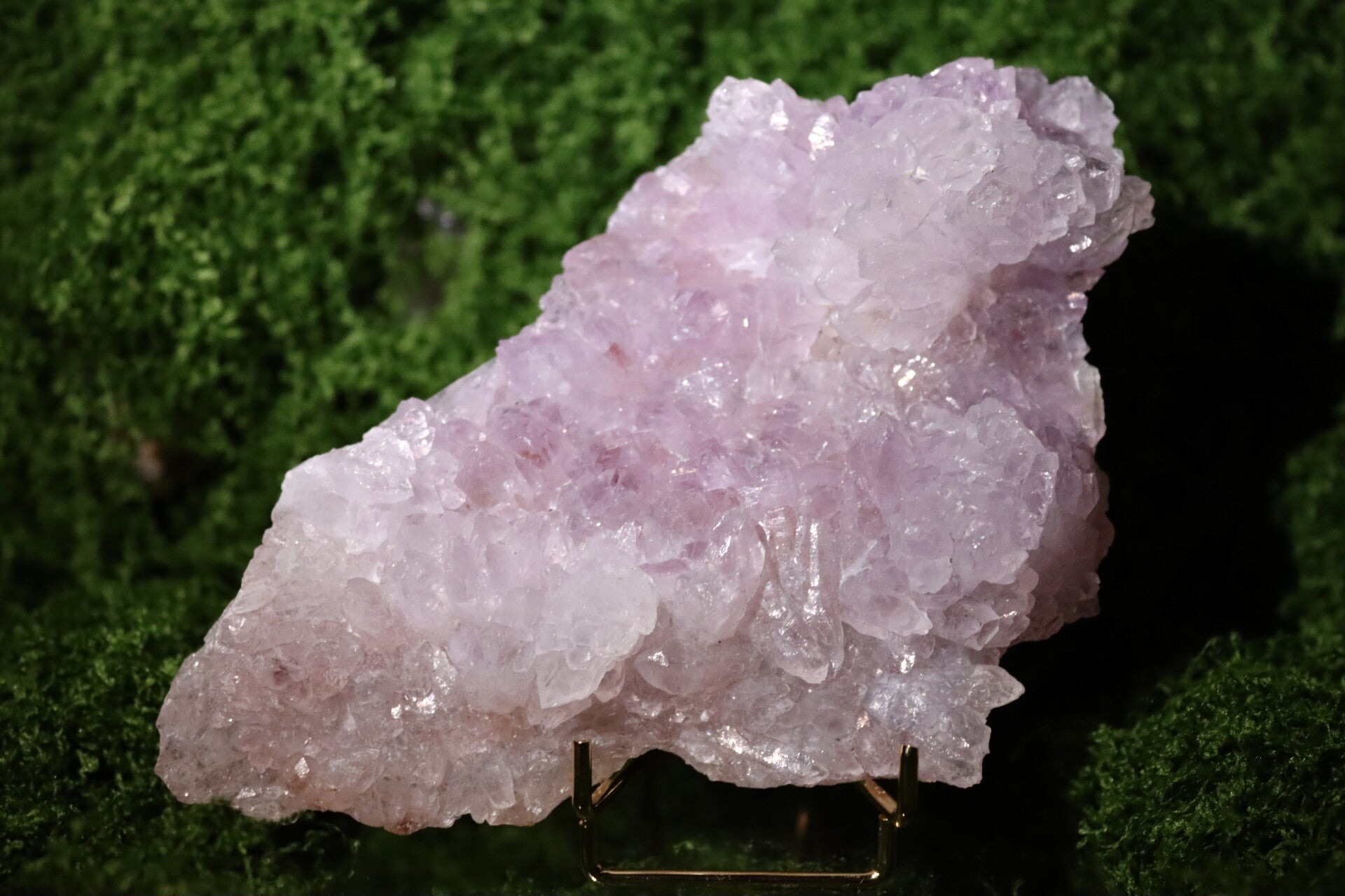 Druzy Amethist op Matrix