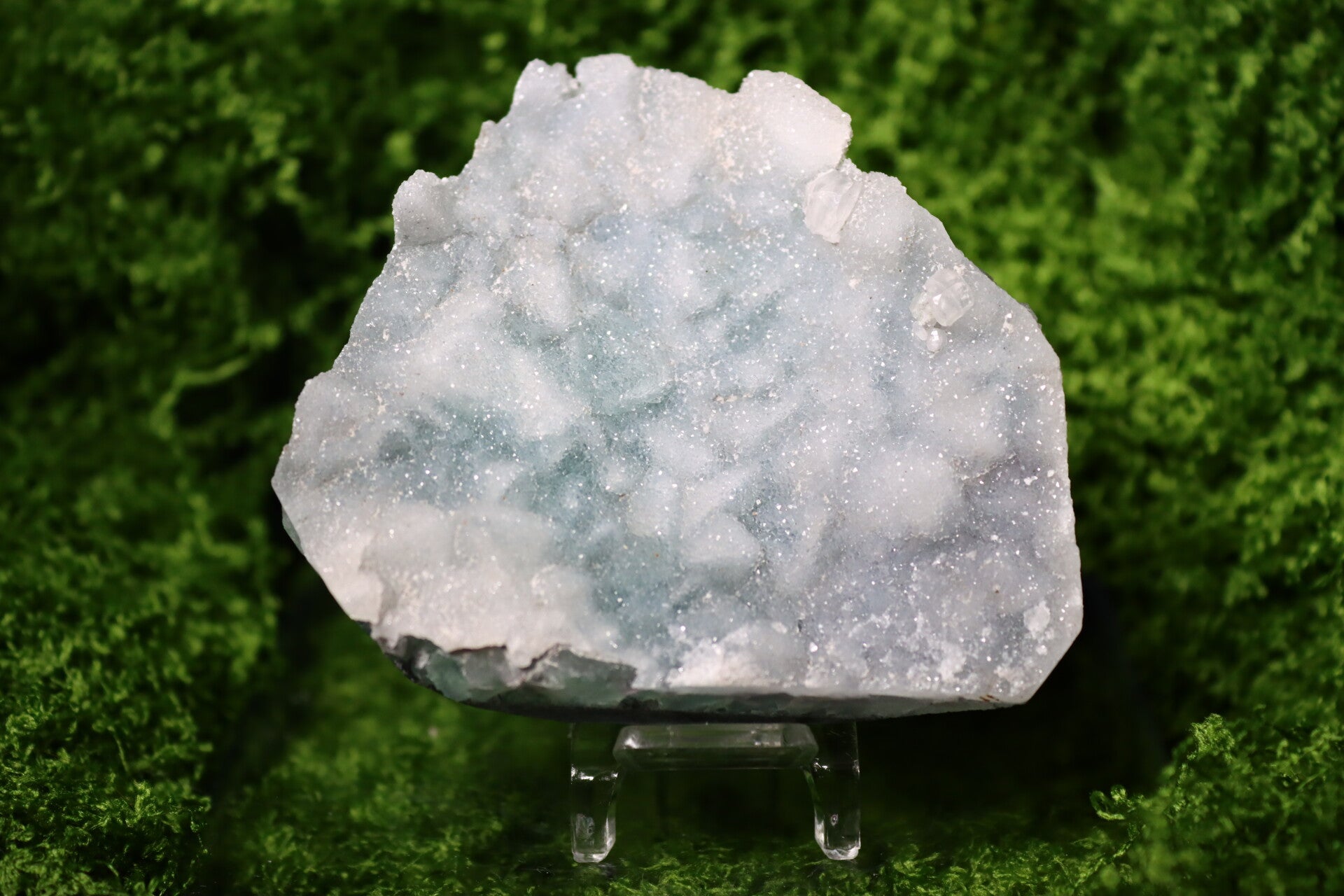 Sugar Fluoriet met Glinsterende Kwarts Druzy