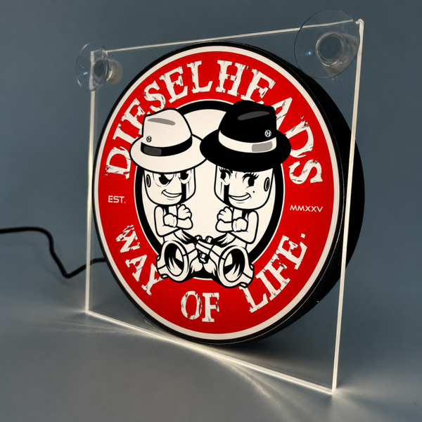 DIESELHEADS - WAY OF LIFE |  LICHTBAKJE | ORIGINEEL LOGO