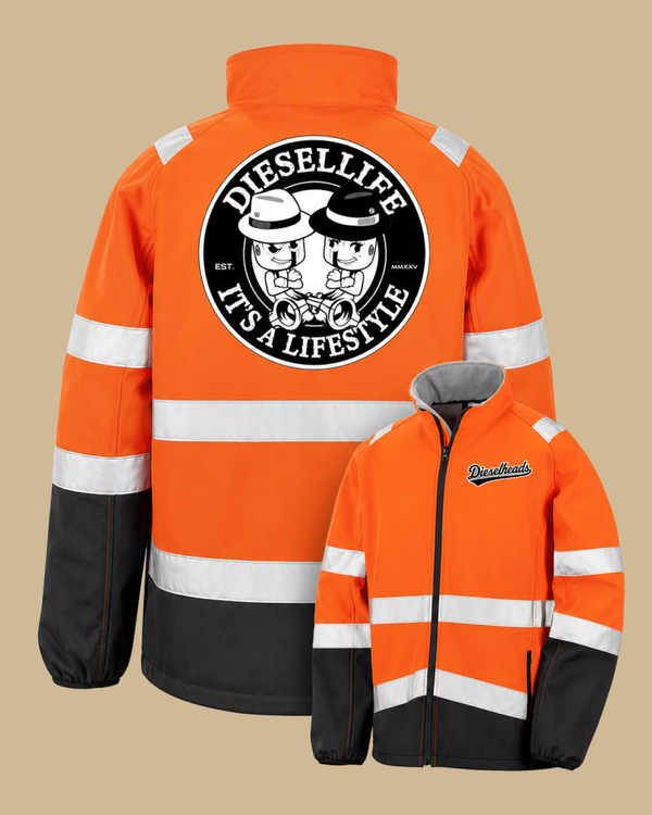 DIESELHEADS WORKER | DIESELLIFE | IT'S A LIFESTYLE | ORANJE