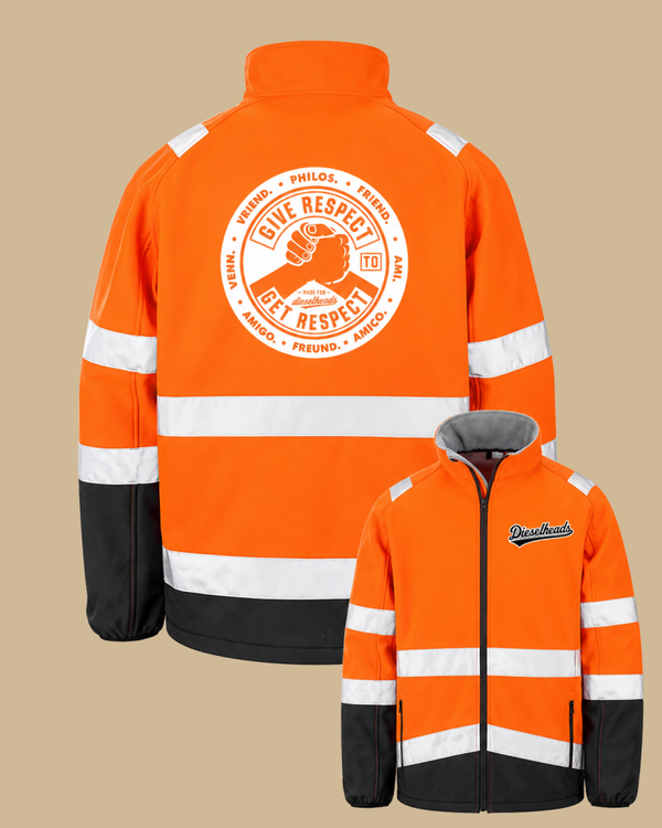 DIESELHEADS WORKER | GIVE RESPECT GET RESPECT | ORANJE