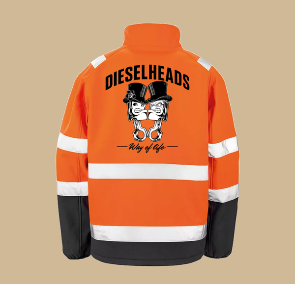 DIESELHEADS WORKER SOFTSHELL ORANGE | DIESELHEADS PISTON