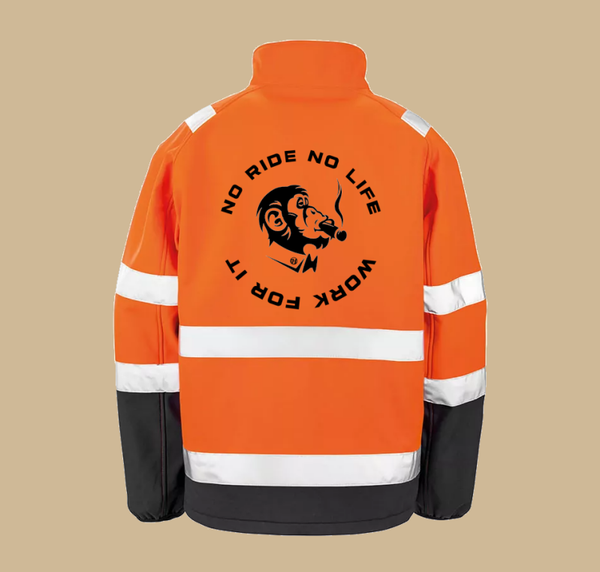 DIESELHEADS WORKER SOFTSHELL ORANGE | NO RIDE NO LIFE.