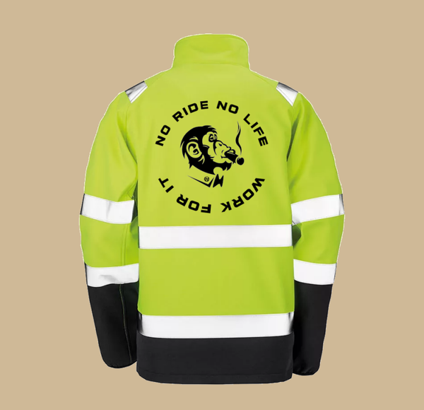 DIESELHEADS WORKER SOFTSHELL YELLOW | NO RIDE NO LIFE.