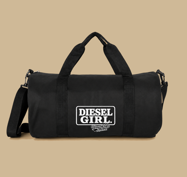 DIESELHEADS DUFFELTAS | DIESELGIRL | BLACK