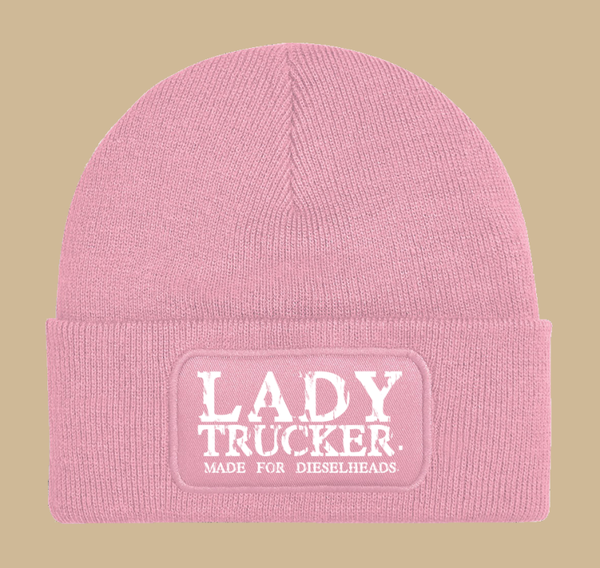 LADY TRUCKER WORKER BEANIE | PINK